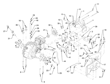 Part Location Diagram of 703-3478 Cub Cadet Plate, Hydro Neutral Return
